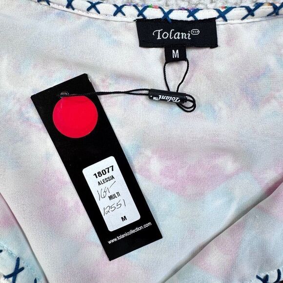 Tolani Alessia Floral Velvet Tunic NEW - Picture 3 of 10